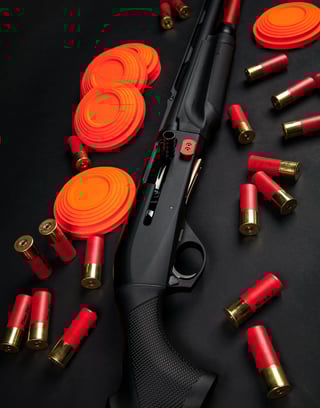 Shotgun and ceramics